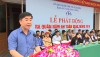Đ/c Phạm Quang Long, PBT thị ủy, chủ tịch UBND thị xã, trưởng Ban ATGT thị xã phát động ra quân năm ATGT 2018