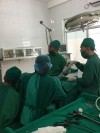 Bệnh viện Đa khoa khu vực Bắc Quảng Bình: Thực hiện thành công Phẫu thuật nội soi cắt khối u xơ tử cung, cắt tử cung toàn phần.