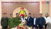 Đồng chí Đoàn Minh Thọ, PBT Thị ủy - Chủ tịch UBND thị xã Ba Đồn đã đến thăm, chúc tết tại Công an thị xã