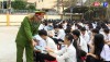Công an thị xã Ba Đồn tăng cường công tác tuyên truyền về tác hại của ma túy đến các em học sinh