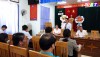 Đồng chí PCT UBND thị xã Nguyễn Văn Tình phát biểu tại hội nghị