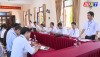 Đoàn Kiểm tra công tác cải cách hành chính tại UBND phường Ba Đồn.