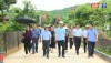 Đoàn thẩm định kiểm tra thực tế tại thôn Tiên Sơn xã Quảng Tiên