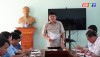 Đồng chí Đoàn Minh Thọ-PBT Thị ủy- Chủ tịch UBND thị xã Ba Đồn phát biểu tại hội nghị.