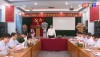 Bí thư Thị ủy Ba Đồn làm việc với Đảng ủy phường Quảng Phong.