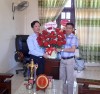 Đồng chí Trưởng Ban Tuyên giáo Thị ủy chúc mừng 98 năm ngày Báo chí cách mạng Việt Nam.