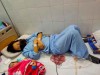 Mẹ con sản phụ Nguyễn Thị N. đang được chăm sóc tại bện viện Đa khoa khu vực Bắc Quảng Bình.