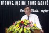 Đồng chí Trần Thắng, Phó Bí thư Thường trực Tỉnh ủy phát biểu chỉ đạo hội nghị