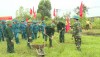 Ban Chỉ huy Quân sự thị xã Ba Đồn ra quân làm đường giao thông Nông thôn tại xã Quảng Thủy.