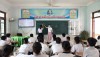 Trường THCS Quảng Trung tổ chức ôn tập kiến thức cho các em học sinh.