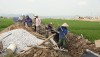 Xã Quảng Lộc kiên cố hoá kênh mương nội đồng thúc đẩy phát triển nông nghiệp.
