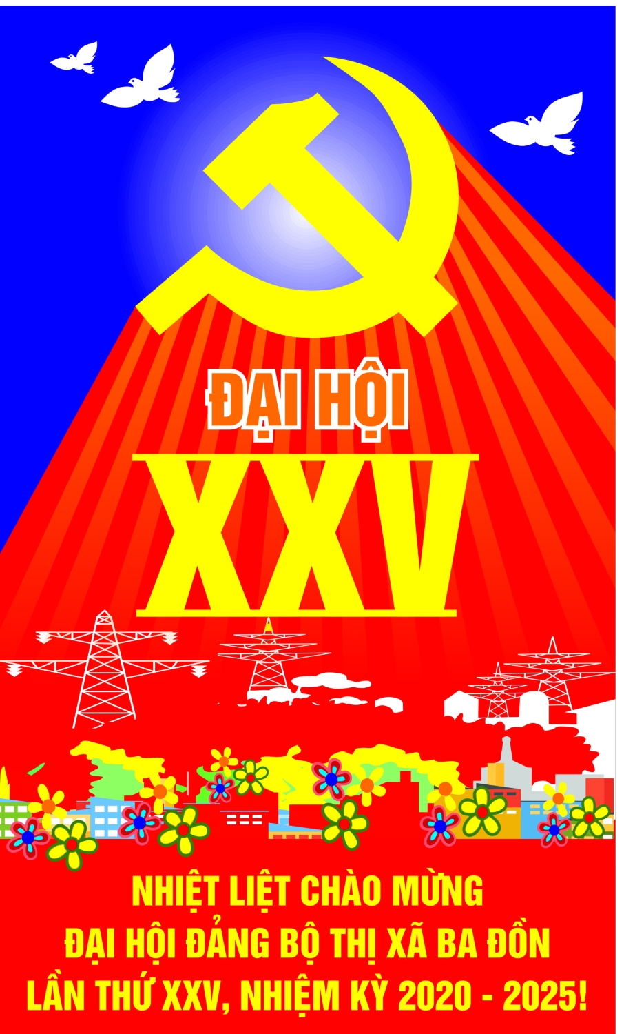 Thị xã Ba Đồn: Sôi nổi thi đua chào mừng Đại hội  Đảng bộ thị xã lần thứ XXV