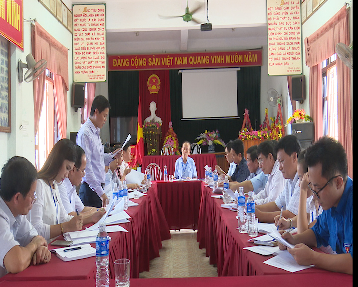 UBKT Thị ủy Ba Đồn kiểm tra Đảng ủy Phường Ba Đồn, nhiệm kỳ 2015- 2020