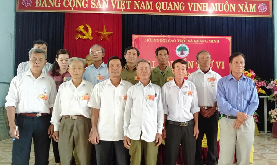 Ban chấp hành Hội Người cao tuổi xã Quảng Minh khóa VI, nhiệm kỳ 2016-2021