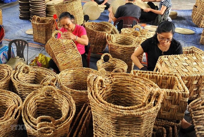 Làng nghề đan lát Thọ đơn được duy trì và phát triển