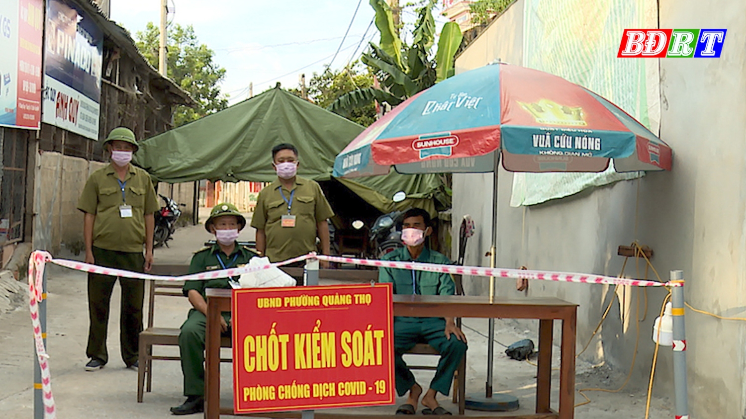 Hội Cựu chiến binh phường Quảng Thọ tích cực tham gia công tác phòng chống dịch covid 19 trên địa bàn (1)