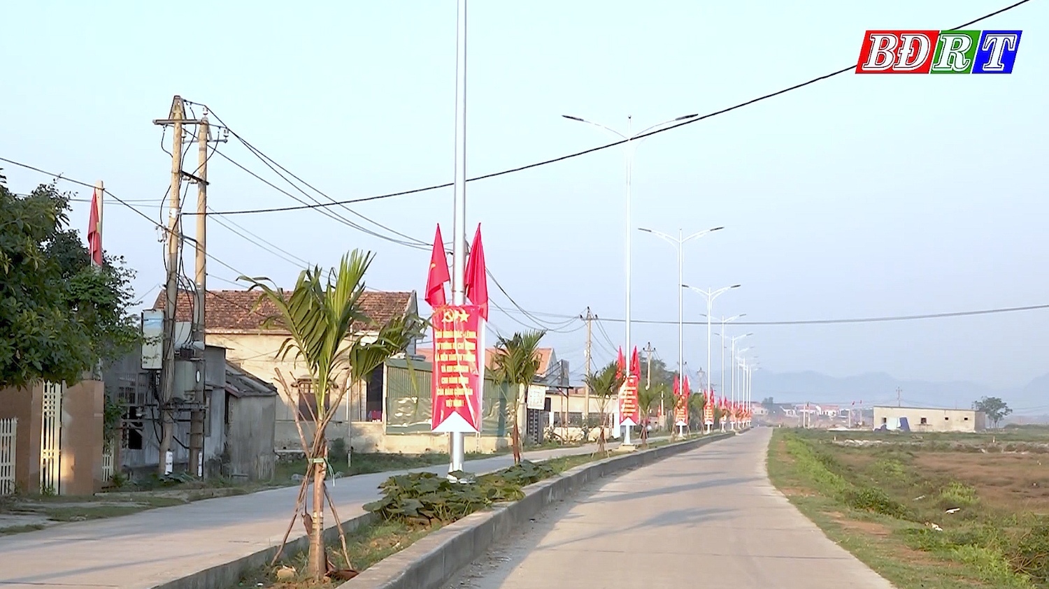 Một góc nhìn xã Quảng Hải.