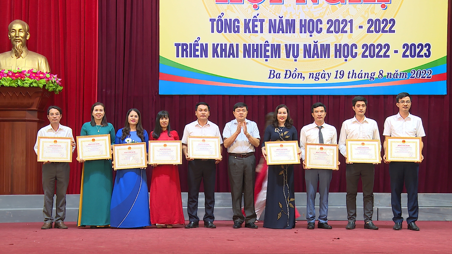 09 trường học được nhận Bằng Công nhận trường học đạt chuẩn Quốc gia trong năm 2021