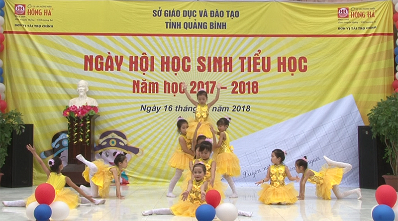 Ngày hội học sinh tiểu học tại Trường Tiểu học Quảng Phong