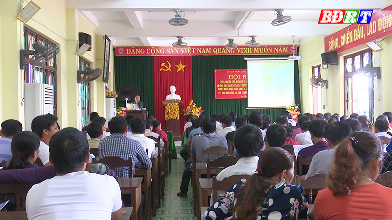 Thị xã Ba Đồn: Hội nghị tuyên truyền biện pháp ngăn chặn, giảm thiểu tình trạng tàu cá và ngư dân Việt Nam bị nước ngoài bắt giữ.