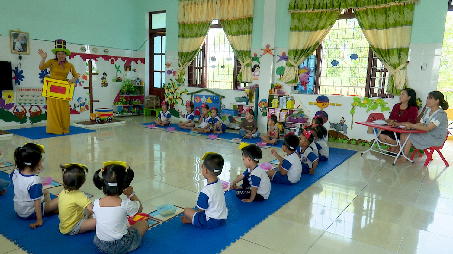 trường Mầm non Quảng Long nâng cao chất lượng dạy và học