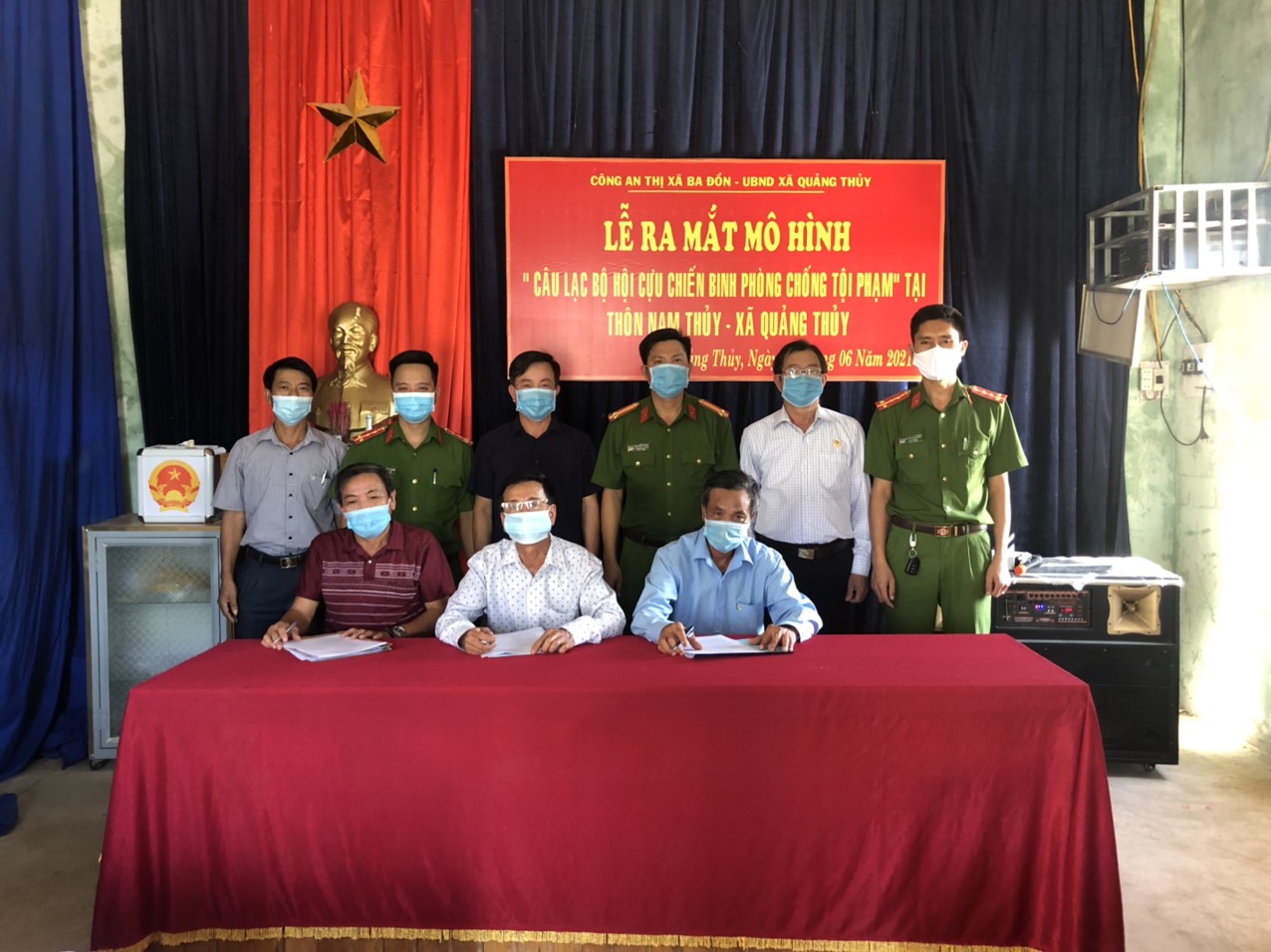 Ra mắt mô hình “Câu lạc bộ Hội cựu chiến binh phòng chống tội phạm” tại xã Quảng Thủy