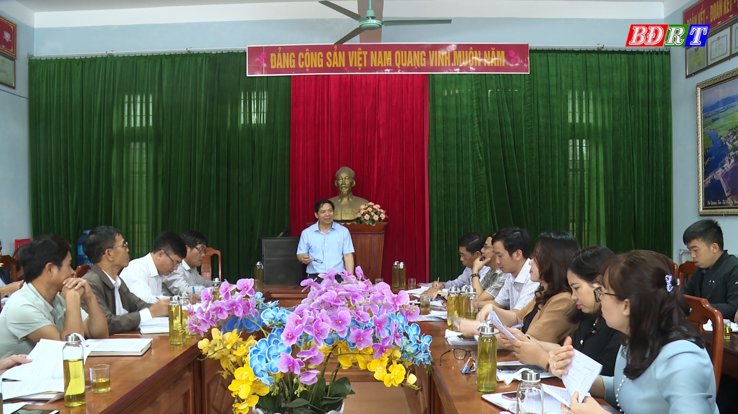 Hội nghị thẩm tra, đánh giá kết quả thực hiện NTM nâng cao xã Quảng Tân