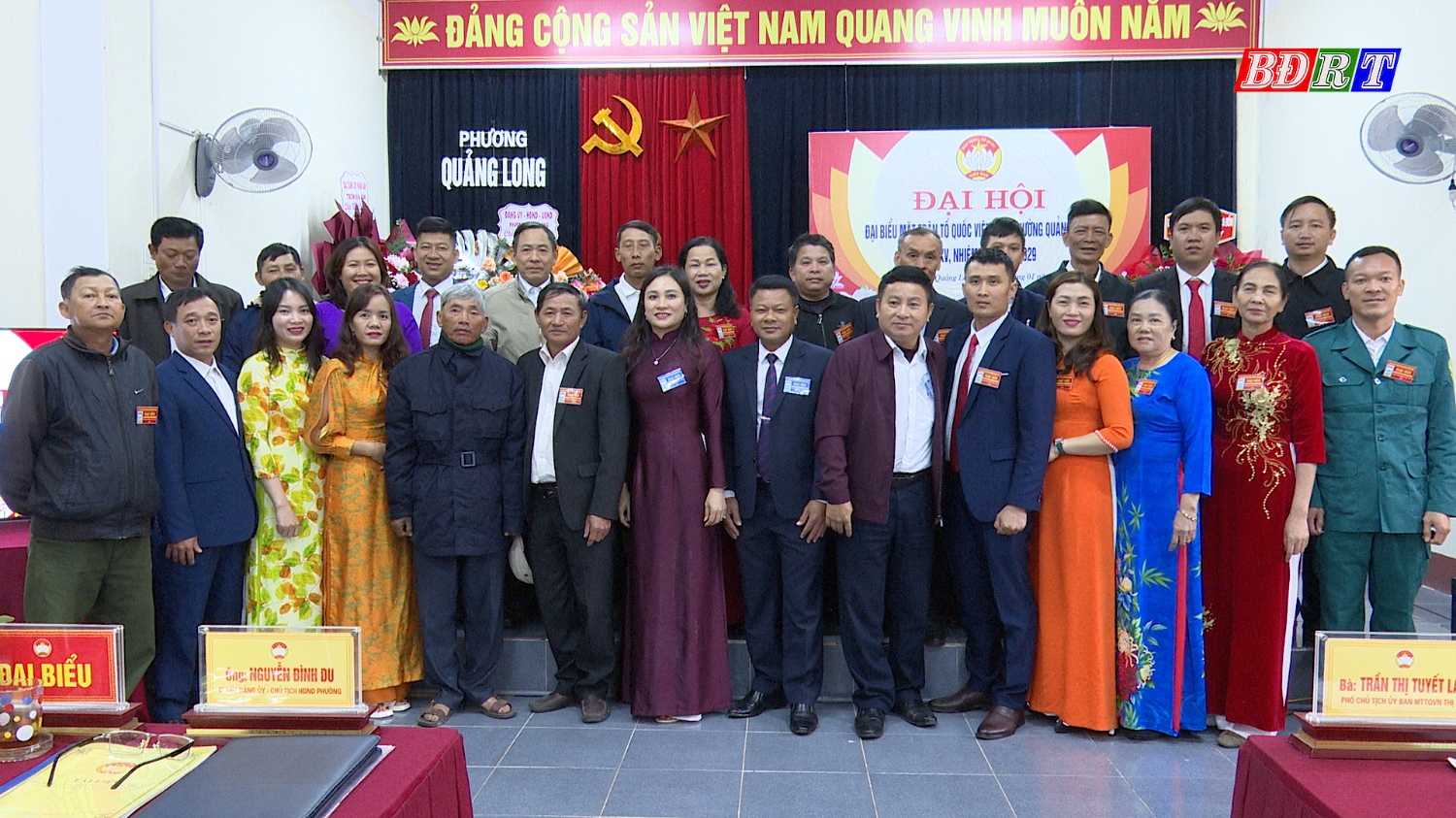 Đại hội đã bầu 35 người tham gia Ủy viên Ủy ban MTTQ Việt Nam phường Quảng Long khóa XXV, nhiệm kỳ 2024 – 2029