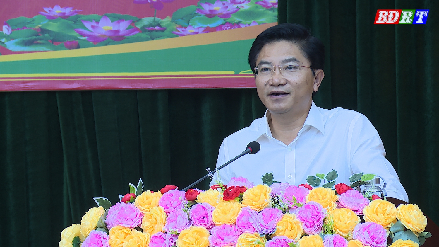 Đồng chí Bí thư Thị ủy Trương An Ninh phát biểu chỉ đạo hội nghị