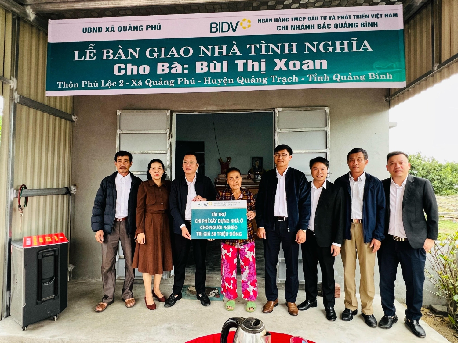 Hỗ trợ xây dựng nhà tình nghĩa tại huyện Quảng Trạch