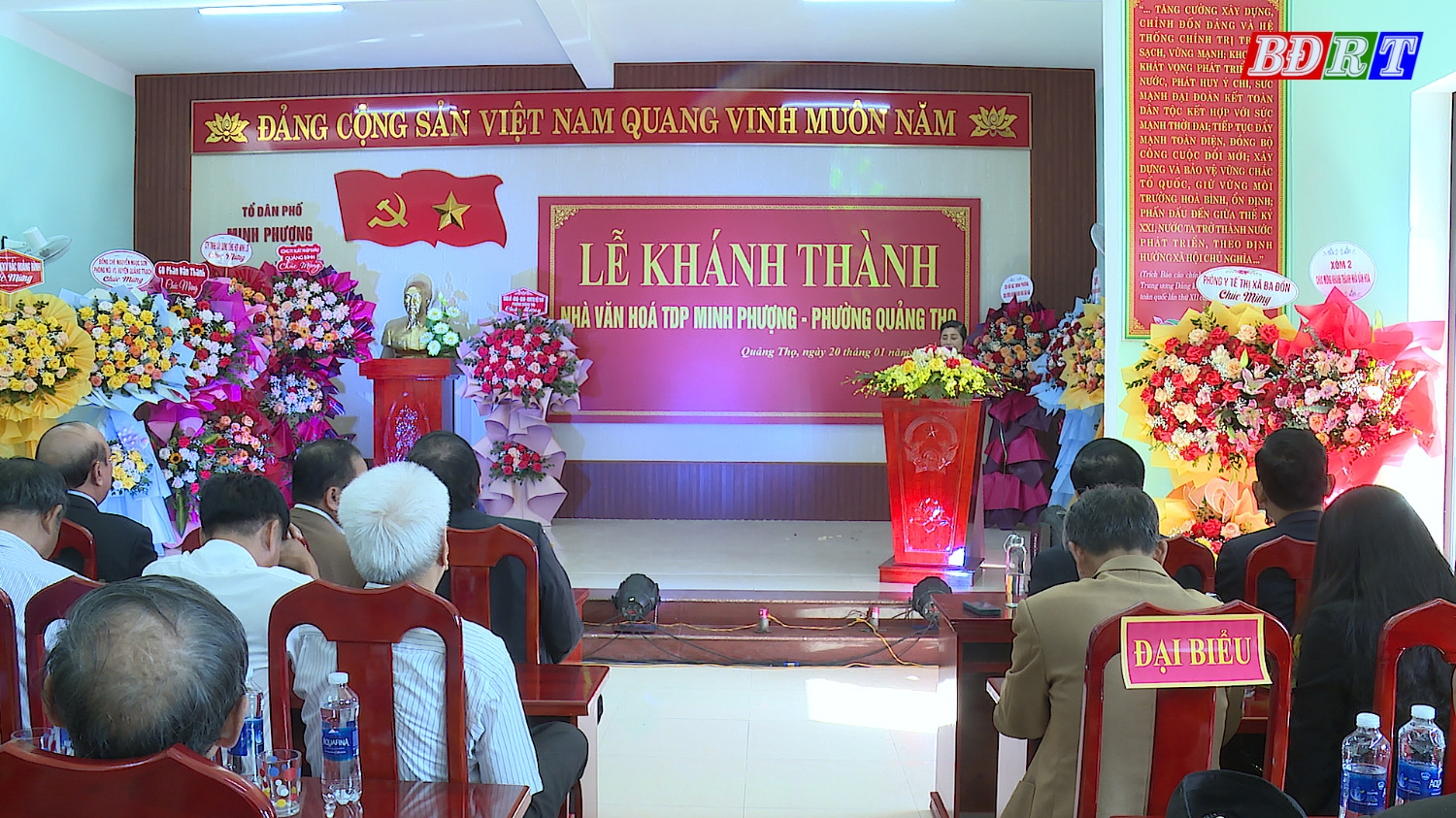 Toàn cảnh lễ khánh thành nhà văn hóa TDP Minh Lợi