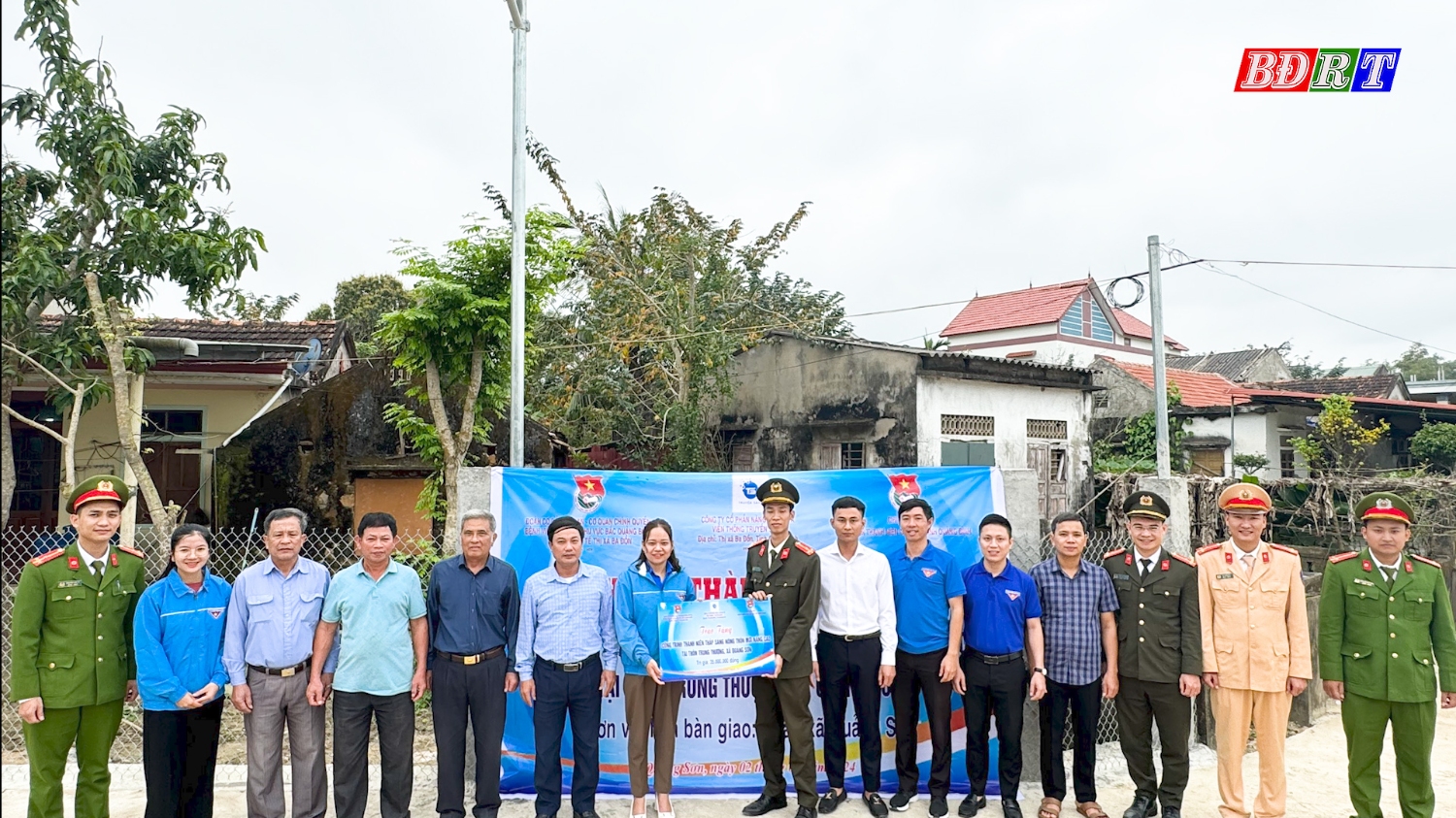 Công trình được khánh thành đã góp phần làm thay đổi diện mạo nông thôn mới tại xã Quảng Sơn