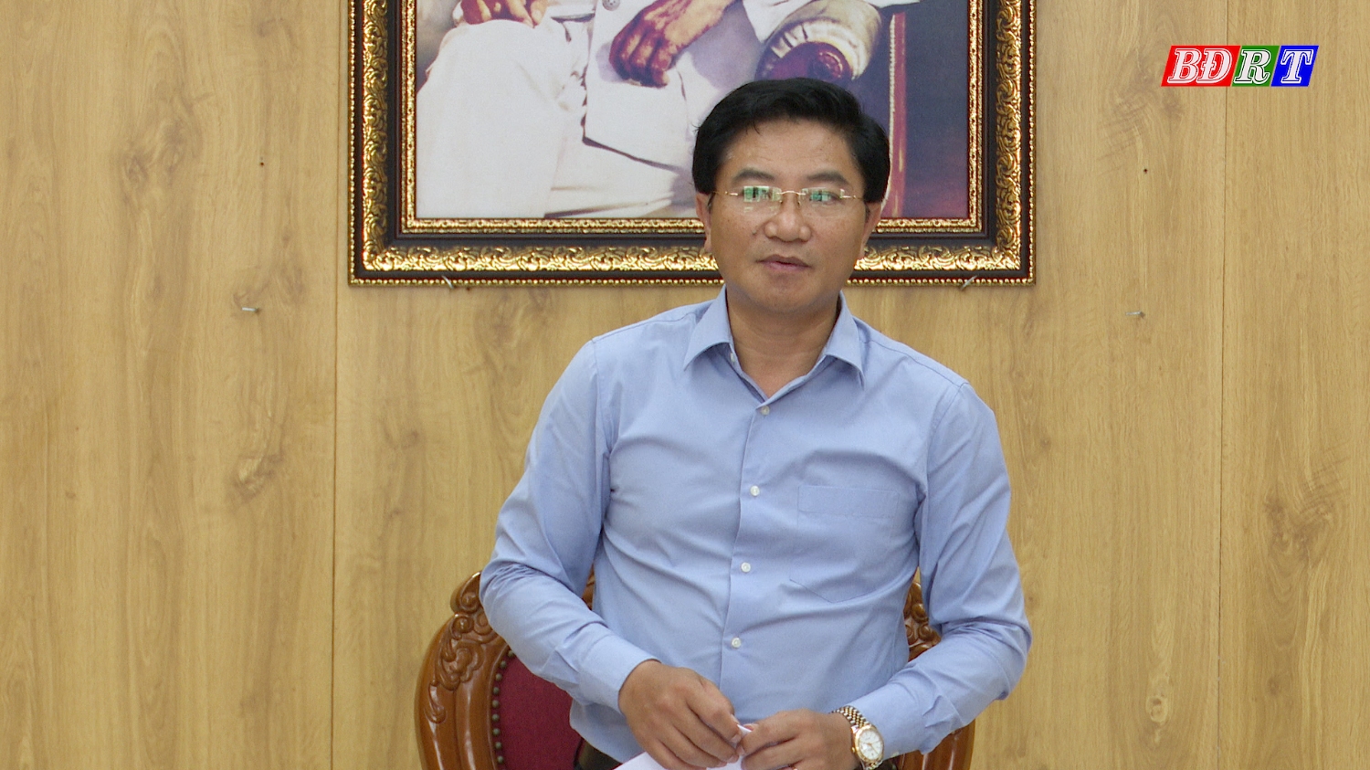 Đồng chí Bí Thư Thị ủy Ba Đồn Trương An Ninh kết luận tại hội nghị
