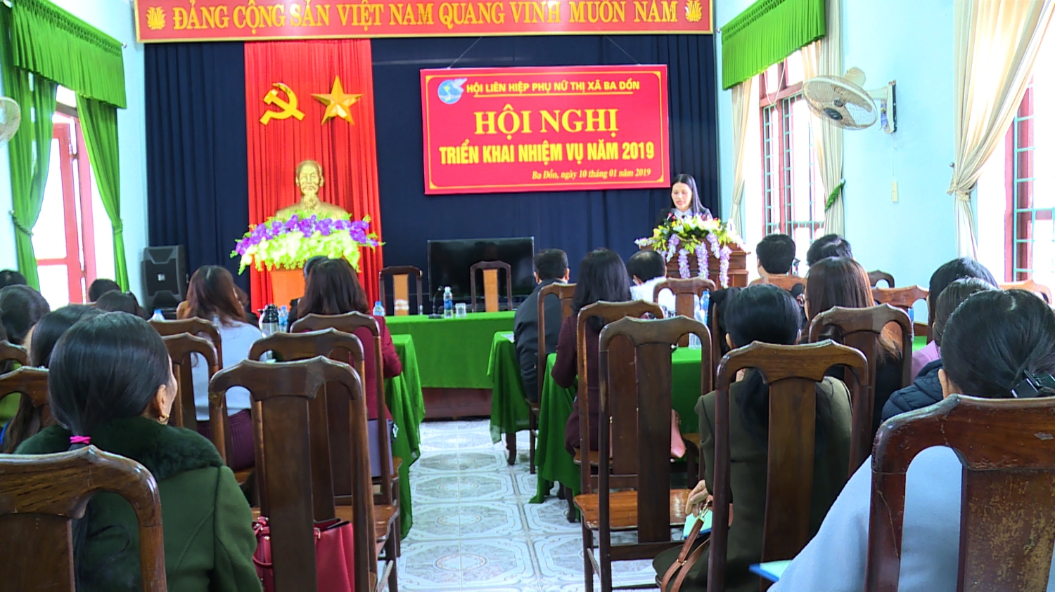 Hội Liên hiệp Phụ nữ thị xã Ba Đồn tổ chức Hội nghị triển khai nhiệm vụ năm 2019.