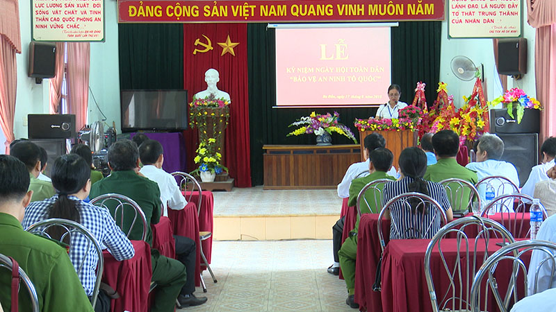 Phường Ba Đồn tổ chức Lễ kỷ niệm "Ngày hội toàn dân bảo vệ An ninh Tổ quốc" 2018.