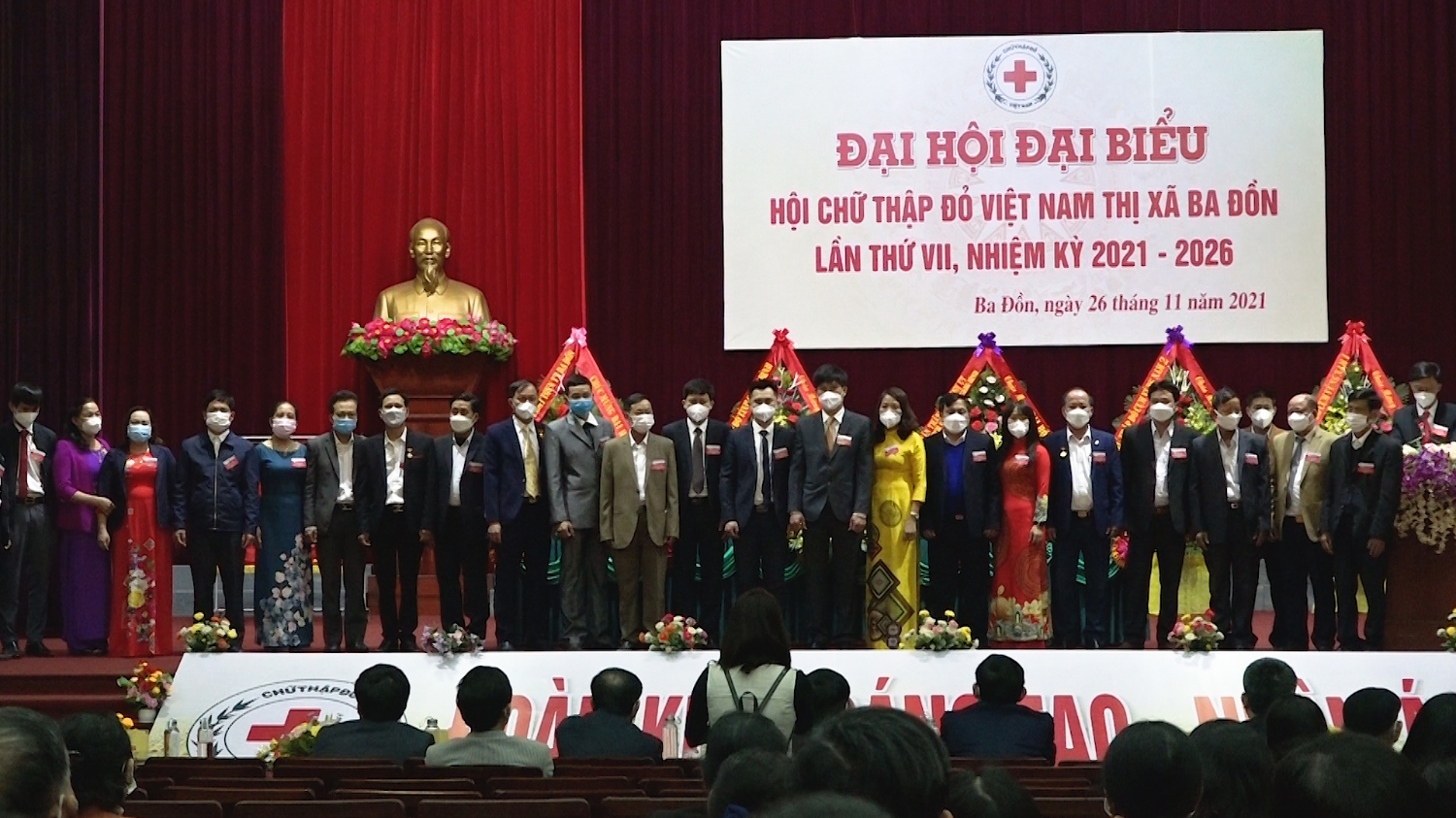 Ban chấp hành Hội CTĐ thị xã Ba Đồn, nhiệm kỳ 2021 2026 ra mắt đại hội