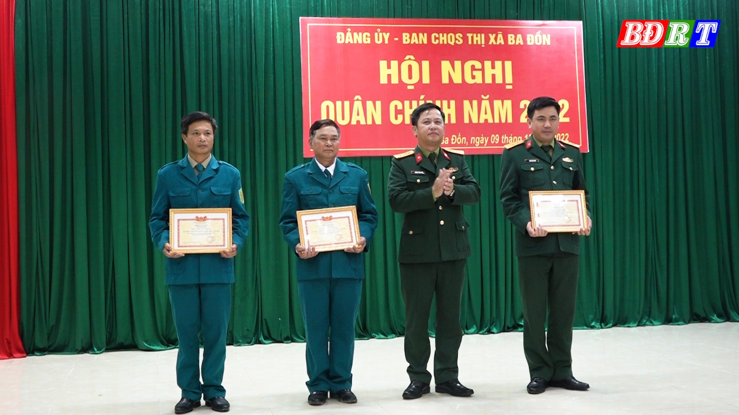 Bộ Tư lệnh Quân khu 4 đã tặng danh hiệu Đơn vị Quyết thắng cho BCH Quân sự xã Quảng Sơn và Quảng Hải, 01 cá nhân được tặng danh hiệu Chiến sỹ tiên tiến