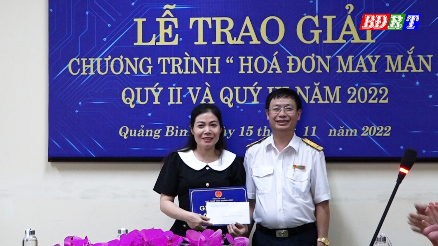 Cá nhân, hộ kinh doanh tại khu vực Quảng Trạch Ba Đồn trúng giải nhất “Hóa đơn may mắn” quý II và quý III năm 2022