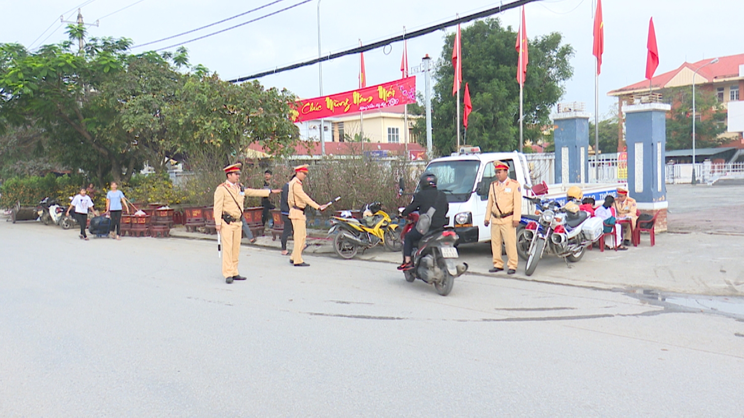 Thị xã Ba Đồn đảm bảo trật tự an toàn giao thông trong những ngày nghỉ Tết Nguyên đán Kỷ Hợi 2019.