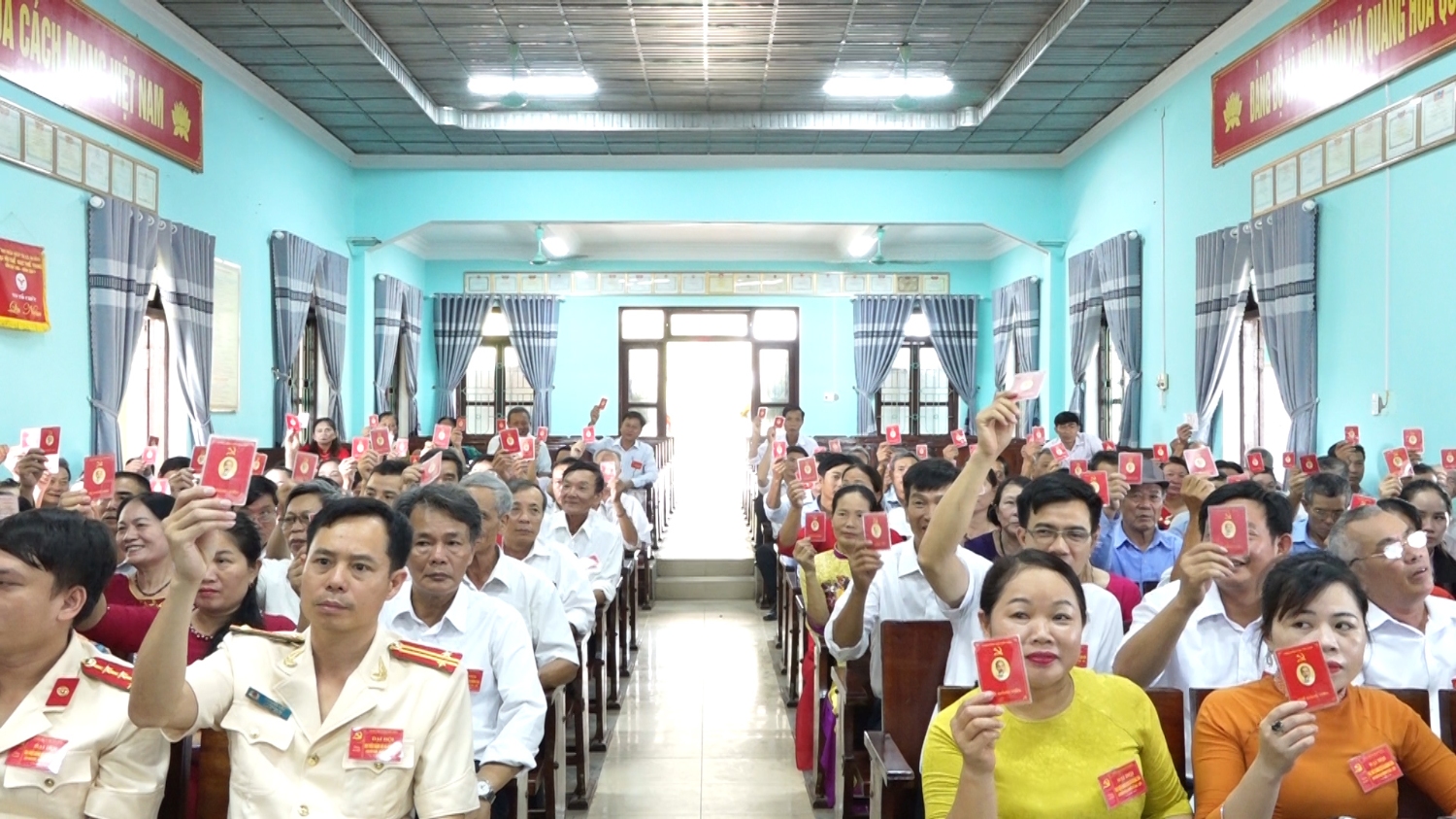 Đại hội Đảng bộ xã Quảng Hòa lần thứ XXVII, nhiệm kỳ 2020-2025.