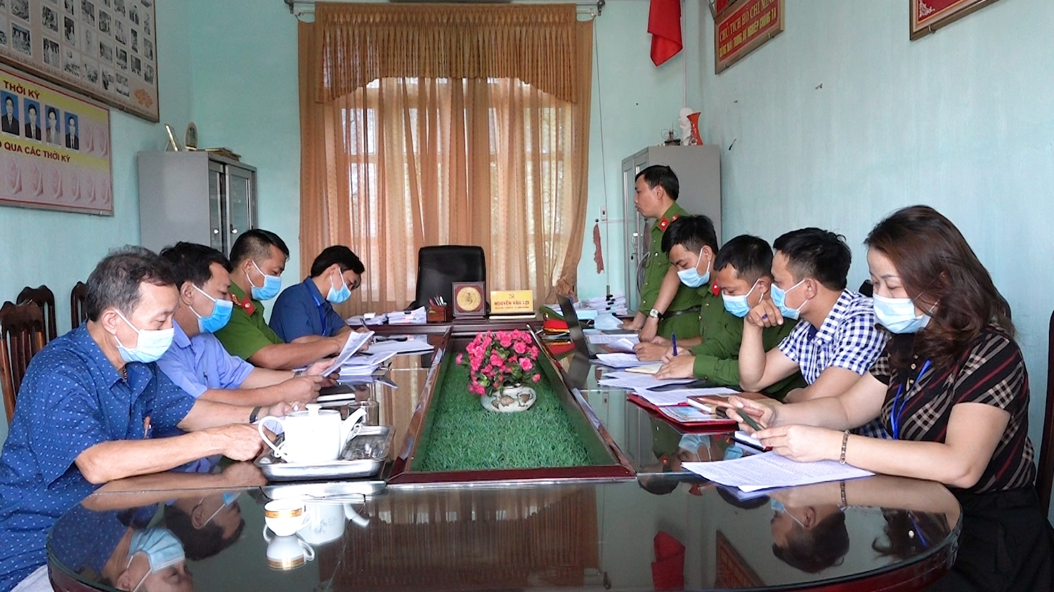 Đoàn liên ngành tổ chức kiểm tra định kỳ, đột xuất về điều kiện bảo đảm an toàn PCCC tại phường Ba Đồn