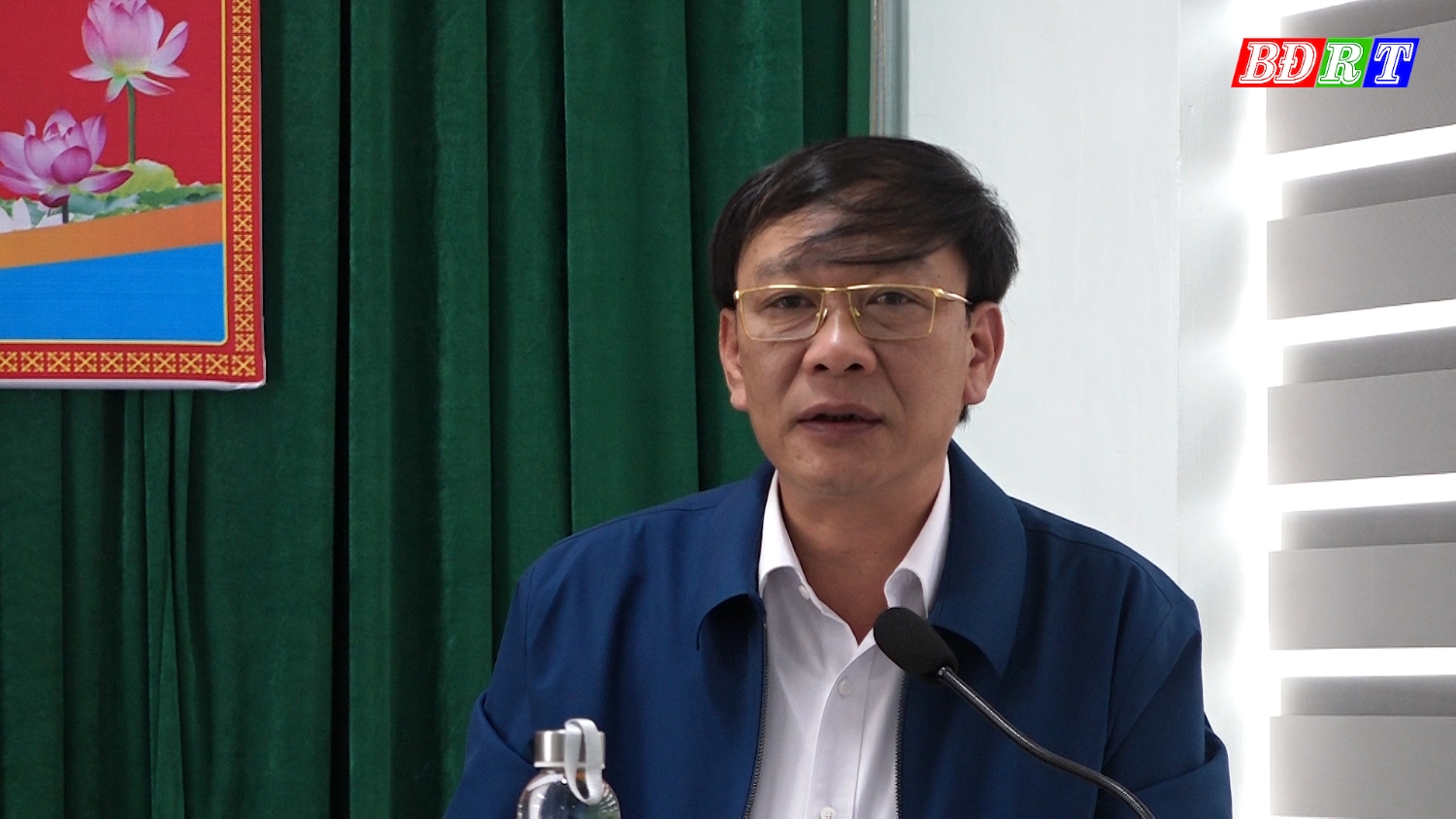 Đồng chí Chủ tịch UBMTTQVN thị xã Ba Đồn Nguyễn An Bình kết luận hội nghị