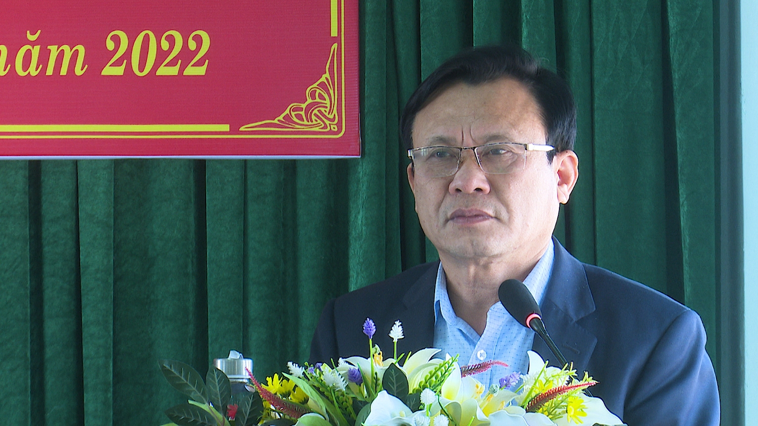 Đồng chí Phạm Duy Quang Phó Bí thư Thường trực Thị ủy Chủ tịch HĐND thị xã phát biểu chỉ đạo hội nghị