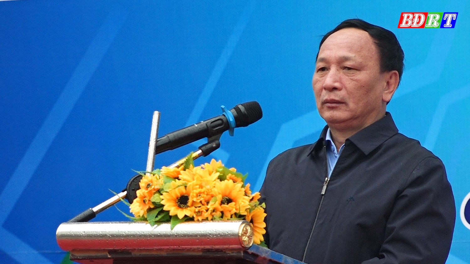 Đồng chí Trần Hải Châu phát biểu