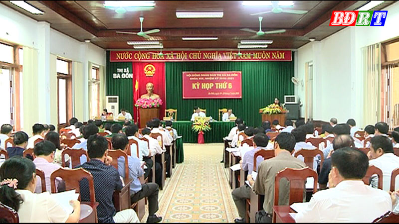 Khai mạc kỳ họp thứ 6 – HĐND thị xã Ba Đồn khóa XIX.