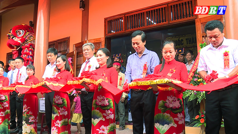 Phường Quảng Long khánh thành tôn tạo Di tích lịch sử đình làng Tượng Sơn
