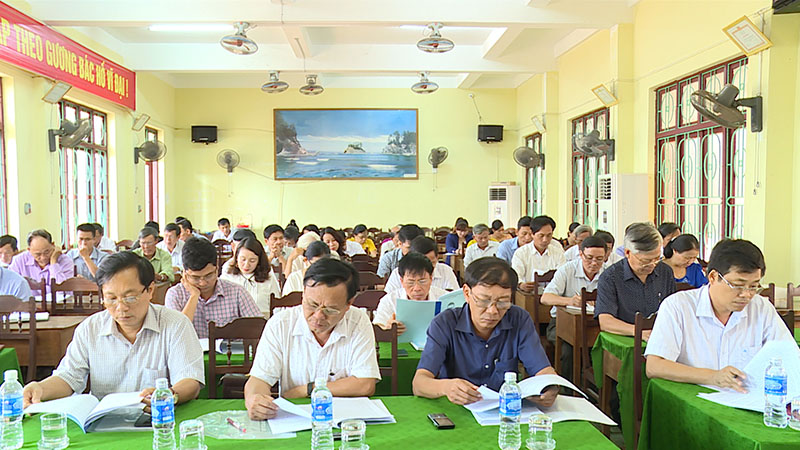 Hội nghị Ủy ban Mặt trận Tổ quốc Việt Nam thị xã Ba Đồn lần thứ 10, nhiệm kỳ 2014-2019.