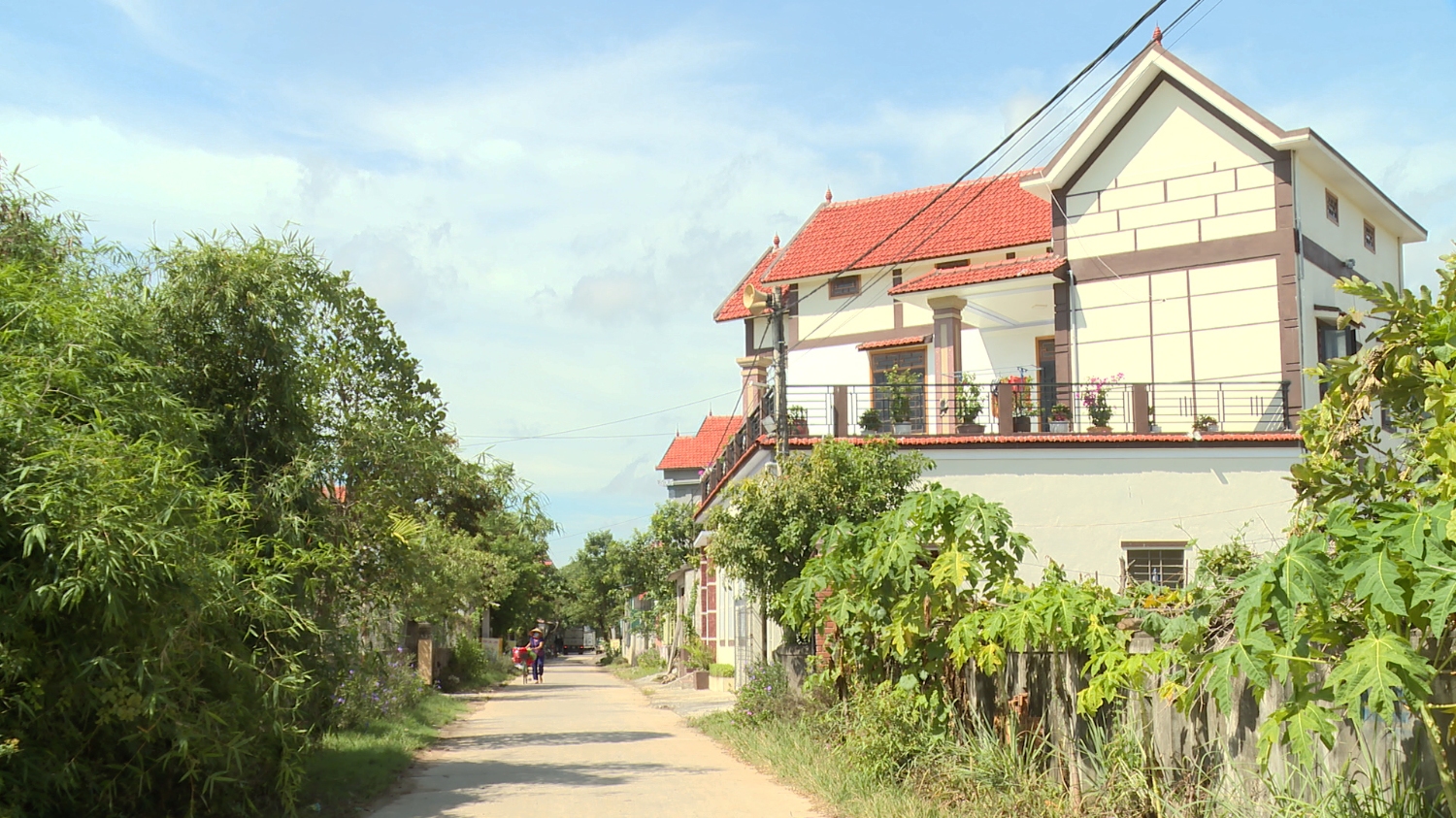 Một góc nhìn xã Quảng Minh.