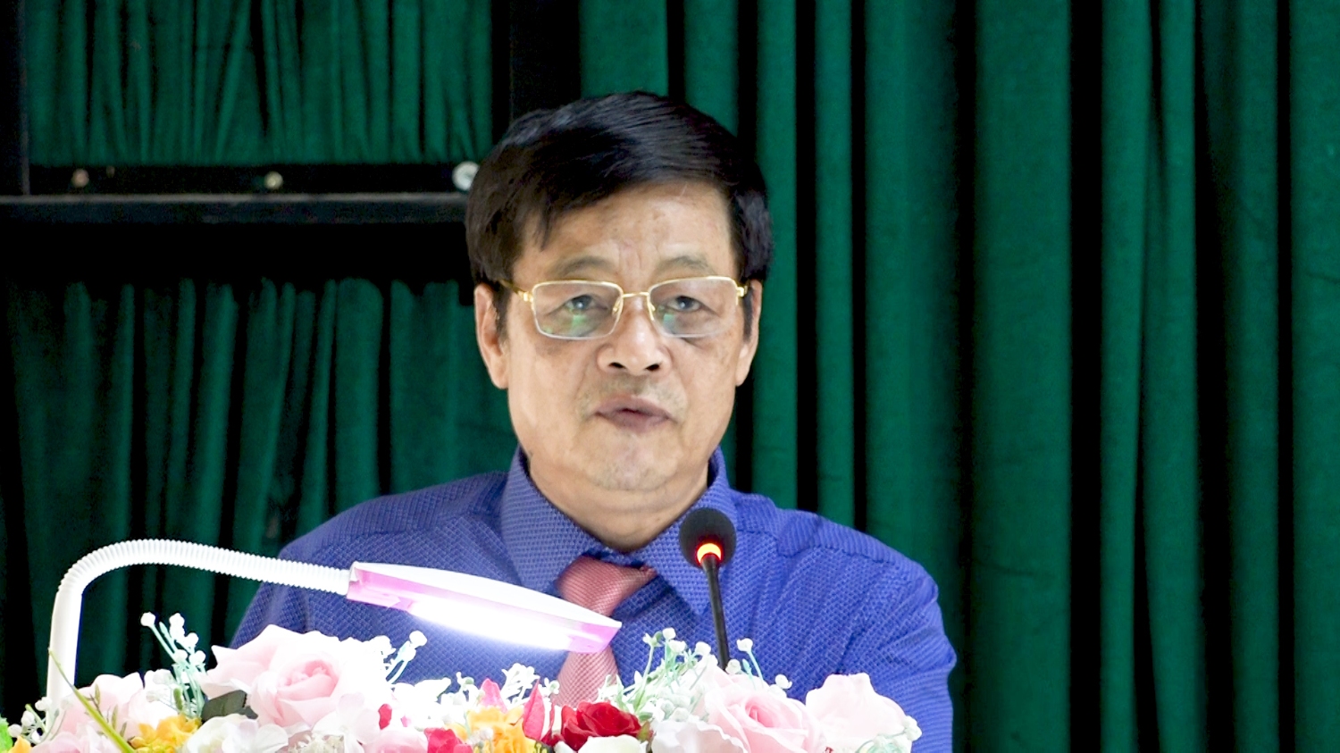 Ông Lê Minh Tuynh phát biểu tại lễ khai mạc