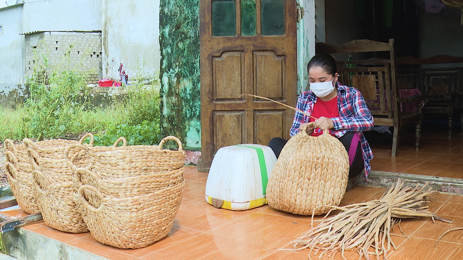 Thị xã Ba Đồn chú trọng duy trì và mở rộng ngành nghề đan lục bình